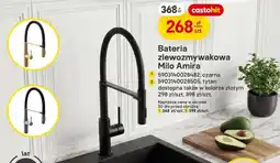 Castorama Bateria zlewozmywakowa Laveo Milo Amira złota oferta