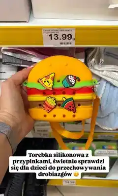 Dino Zabawka torebka silikonowa z przypinkami oferta
