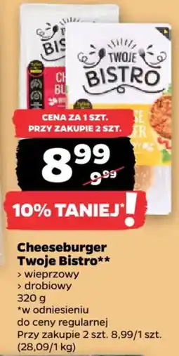 Netto Twoje Bistro Cheeseburger oferta