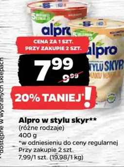 Netto Alpro w stylu skyr oferta