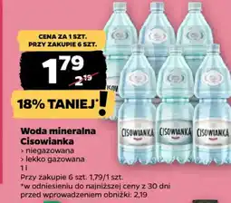Netto Cisowianka Woda mineralna oferta