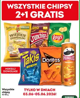 Żabka Wszystkie chipsy oferta