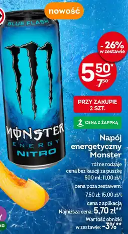 Żabka Monster Napój energetyczny oferta