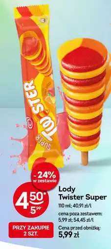 Żabka Lody Twister Super oferta