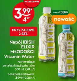 Żabka Ibish Elixir Młodości Vitamin Water Napój oferta