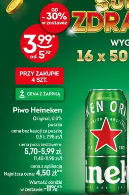 Żabka Heineken Piwo Original, 0.0% oferta