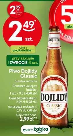 Żabka Dojlidy Piwo Classic oferta