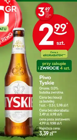 Żabka Tyskie Piwo Gronie, 0.0% oferta