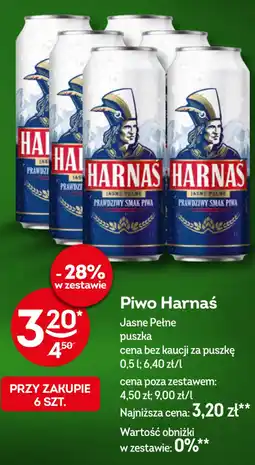 Żabka Harnaś Piwo Jasne Pełne oferta