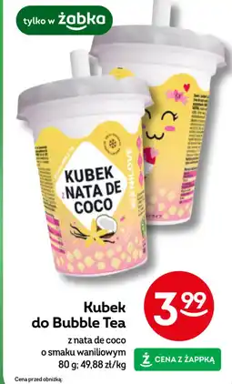 Żabka Kubek do Bubble Tea z nata de coco oferta