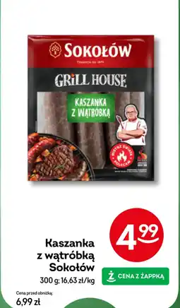 Żabka Sokołów Kaszanka z wątróbką oferta