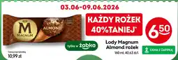 Żabka Magnum Lody Almond rożek oferta