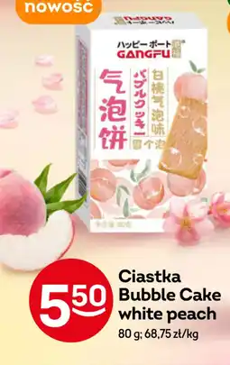 Żabka Gangfu Ciastka Bubble Cake white peach oferta