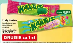 Żabka Nestle Lody Kaktus oferta