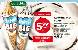 Żabka Algida Lody Big Milk rożek oferta