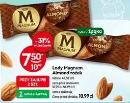 Żabka Magnum Lody Almond rożek oferta