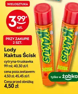 Żabka Kaktus Lody Ścisk oferta
