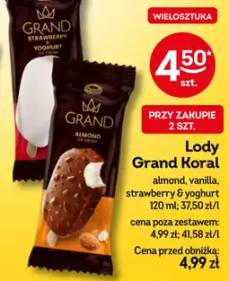 Żabka Koral Lody Grand oferta