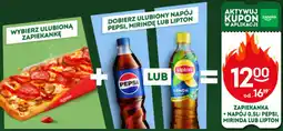 Żabka Zapiekanka + Napój Pepsi, Mirinda lub Lipton oferta