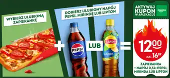 Żabka Zapiekanka + Napój Pepsi, Mirinda lub Lipton oferta