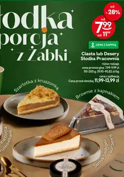 Żabka Słodka Pracownia Ciasta lub Desery oferta