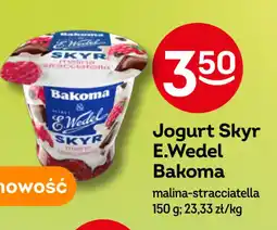 Żabka Bakoma Jogurt Skyr E.Wedel oferta