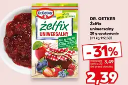 Kaufland Żelfix Dr. Oetker oferta