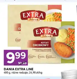 Stokrotka Kotlet drobiowy z marchewką z groszkiem i puree ziemniaczanym Extra Line oferta
