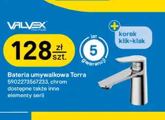 Bateria umywalkowa Valvex