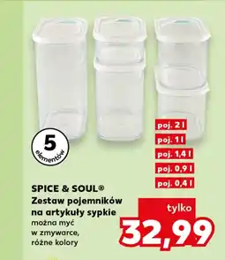 Kaufland Zestaw pojemników Spice&Soul oferta