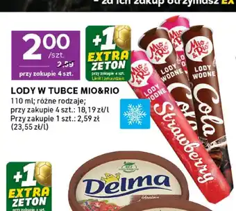 Stokrotka Lody w tubce truskawkowe Mio&Rio oferta