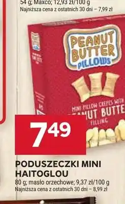 Stokrotka Poduszeczki mini z masłem orzechowym Haitoglou oferta