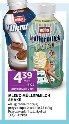 Stokrotka Mleko Müllermilch Shake o smaku białej czekolady oferta
