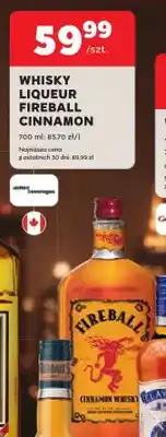Stokrotka Whisky Liqueur Fireball Cinnamon oferta