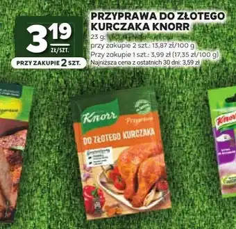 Stokrotka Przyprawa do złotego kurczaka Knorr oferta