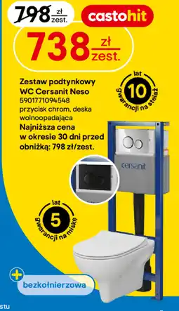 Castorama Zestaw podtynkowy Cersanit oferta