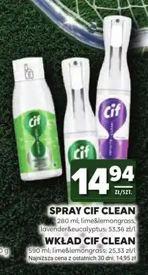 Stokrotka Spray do czyszczenia Cif Clean Lime & Lemongrass oferta