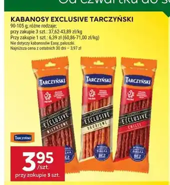 Stokrotka Kabanosy Exclusive Wieprzowe Tarczyński oferta
