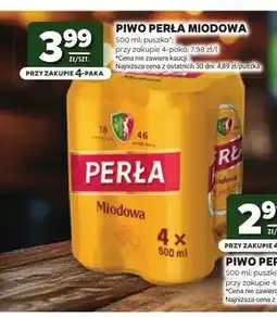 Stokrotka Piwo Perła Miodowa 4-pak oferta