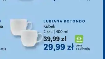 Kubek Lubiana Rotondo 2-pak