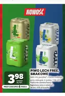 Stokrotka Piwo bezalkoholowe Lech Free Smakowe 4-pak oferta