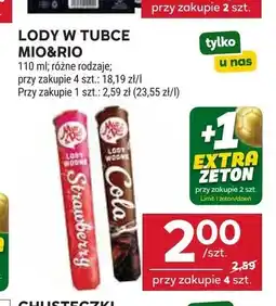 Stokrotka Lody w tubce Mio&Rio oferta
