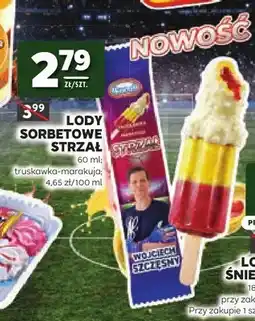 Stokrotka Lody sorbetowe Strzał truskawka-marakuja Koral oferta