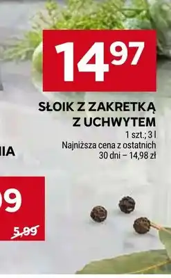 Stokrotka Słoik z zakrętką z uchwytem oferta