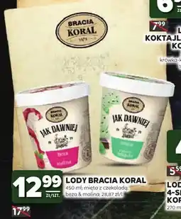 Stokrotka Lody beza & malina Bracia Koral oferta