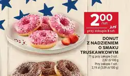 Stokrotka Donut z nadzieniem o smaku truskawkowym oferta