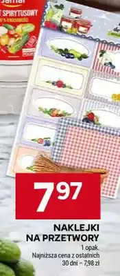 Stokrotka Naklejki na przetwory oferta
