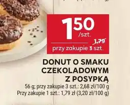 Stokrotka Donut o smaku czekoladowym z posypką oferta