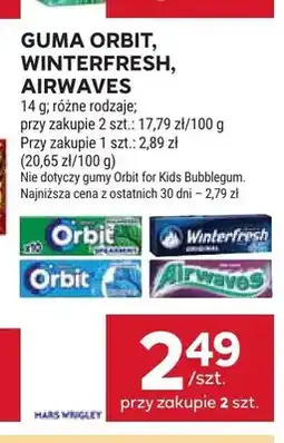 Stokrotka Guma do żucia Orbit oferta