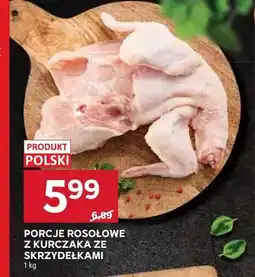 Stokrotka Porcje rosołowe z kurczaka ze skrzydełkami polskie oferta